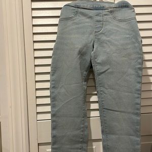 Pants for 7-8 year olds, blue color, girls